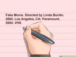 How to write a bibliography. 3 Ways To Write A Film Bibliography Wikihow