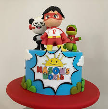 Oc S Kitchen On Instagram Ryan S World Cake Ryansworldcake Ryansworld Littlemissoccakes In 2021 Birthday Party Cake Boy Birthday Cake Birthday Cake Toppers