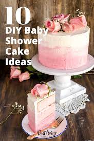 Diy Baby Shower Cake Ideas To Inspire You Darling Celebrations Baby Shower Cake Recipes Girl Shower Cake Simple Baby Shower Cake