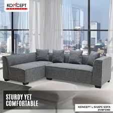 Buy l shape sectional sofa set at no cost emi. Koncept L Shaped Sofa Accommodates 7 Koncept Furniture Pakistan Facebook
