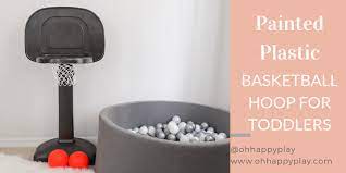 Browse paint basketball court at alibaba.com. Painted Plastic Basketball Hoop For Toddlers Oh Happy Play