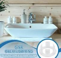 PATIKIL Sink Overflow Ring, 8 Pcs Bathroom Sink Overflow ...