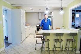 Drum style pendant lights are quite obviously named for their shades, which are fashioned much like drums — stretching cloth or another material over a circular metal frame. Hanging Two Oversized Glass Kitchen Pendants Young House Love