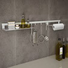 Kuchenreling Set System Kuchenleiste Halter Organizer Kuche Hakenleiste 1170 Mm Ebay