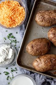 Cheesy Cheddar Twice Baked Potatoes Twice Baked Potatoes Potatoes Baked Potato