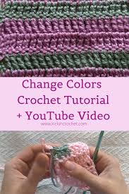Instead you will want to work your last stitch to the last two loops on your hook. How To Change Colors In Crochet Kickin Crochet