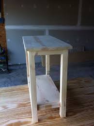 The Quaint Cottage Diy Simple End Table For Small Spaces Diy End Tables Table For Small Space Diy Side Table