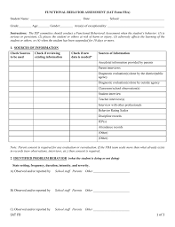Describe the behavior(s) behavior describe it at the beginning: What Is The Purpose Of A Functional Behavioral Assessment