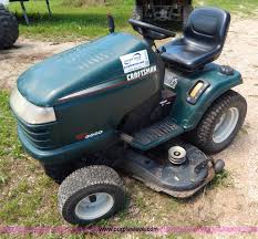 It is a 1/2x83 belt and i have it over everything but. Craftsman Gt3000 Mower In Gravois Mills Mo Item G3376 Sold Purple Wave