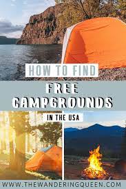 How To Find Free Camping Near Me Free Camping Camping Near Me Travel Usa