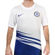 Camiseta nike chelsea 3 equipacion 2019. Camiseta Pre Partido Nike Chelsea 19 20 Futbolmania