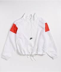 Gear up for the premier league, euro 2020 and more by shopping a huge selection of authentic and official soccer jerseys, soccer cleats, balls and apparel from top brands, soccer clubs and teams. Nike Sportswear White Windbreaker Jacket Zumiez