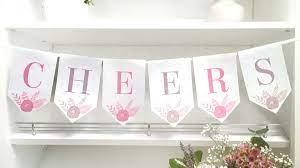 Download blue & pink flower banner letter a png image for free. Free Printable Floral Letter Banners Made With Seed Paper For Eco Friendly Parties Botanical Paperworks