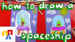 This was done for andyvrenditions who wanted an alien drawing on an art board, or art desk i believe. How To Draw An Alien Ufo Young Artists Youtube