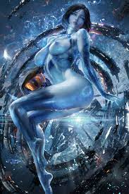 Cortana Nude By Sakimichan | Halo Premium Hentai