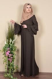 Sefamerve Haki Tesettur Elbise Elbise Uzun Elbise The Dress