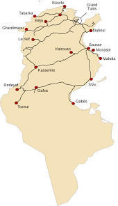 قالب:خريطة ولايات تونس اذهب إلى التنقل اذهب إلى. Ù…Ù„Ù Tunisian Railway Map Fr Svg ÙˆÙŠÙƒÙŠØ¨ÙŠØ¯ÙŠØ§
