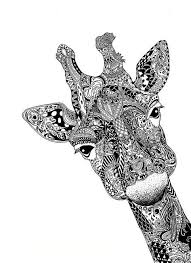 Pin By Sonika Dutta On Year 7 Fragments Of Rome Giraffe Illustration Zentangle Art Zentangle Animals