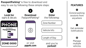 Drivers can download the free passport parking app from the app store, google play or manage online at passportparking.com. Passport Pay By Space