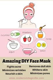 Include one tsp of raw honey as well as blend well. 10 Simple Diy Face Masks For Healthy Glowing Skin Easy Face Mask Diy Homemade Face Masks Homemade Face