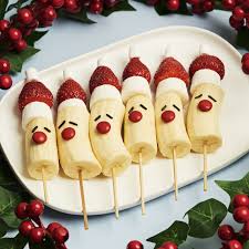 Dole Nz Banana Santas Holiday Party Kids Santa Recipes Holiday Party Foods