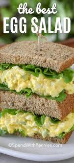 This Simple Homemade Egg Salad Recipe Is Great For Egg Salad Sandwiches And As An Easy Lunch Recip Easy Lunch Recipes Best Egg Salad Recipe Easy Salad Recipes
