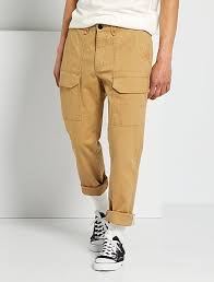 Pantalon slim gris homme à carreaux. Pantalon Battle Vetements Homme Taille 50 Kiabi