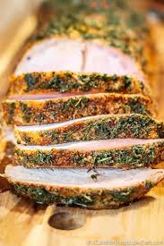 Slice pork and serve topped with romesco sauce and potatoes on the side. Perfect Pork Loin Roast Recipe How To Cook Pork Loin
