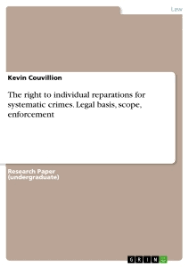 We did not find results for: The Right To Individual Reparations For Systematic Crimes Grin