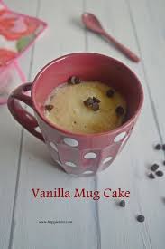 Vanilla Mug Cake Recipe Eggless Microwave Vanilla Cake Cook With Sharmila