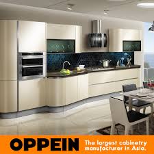 Oppein الاكريليك مسطحة مقصورات مطبخ من الصاج خزائن خشبية الداخلية تصميم المنزل Buy تصميم المطبخ أثاث خزانة خشبية مطبخ الاكريليك Product On Alibaba Com