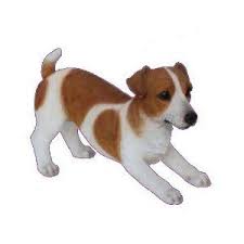 Over 80% new & buy it now; Jack Russell Small Resin Dog Ornament Vivid Arts Discontinued Bridgend Garden Centre