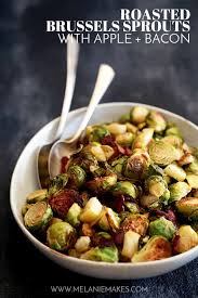 roasted brussels sprouts with apple and