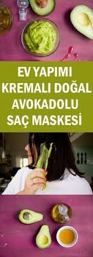 Ev Yapimi Kremali Dogal Avokadolu Sac Maskesi Vipbakim Sac Saglikli Sac Dogal