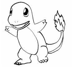 Kawaii Charmander Coloring Page Free Printable Coloring Pages For Kids