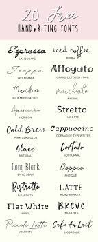 With styles ranging from soft, dreamy letterforms to the spiky handwriting of another era, these fonts add a touch of elegance on wedding and party décor, event invitations, and more. 20 Free Handwriting Fonts