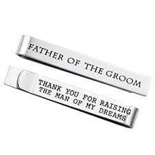 Our team has handpicked a variety of gifts for the groom from the bride, best man, groomsmen and guests, ranging from sweet keepsakes that commemorate the wedding day, accessories he can wear on the day of the wedding as well as practical essentials he'll use forever. Buy Lparkin Father Of The Bride Gifts Father Of The Groom Gifts Wedding Tie Clips Gifts For Groomsmen From The Bride Stainless Steel Tie Bars Online In Indonesia B07n1hhzrh
