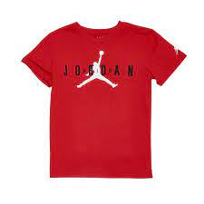 Available in a range of colours and styles for men, women, and everyone. Jordan Air Jordan T Shirt Kid Gym Red Mascheroni Sportswear