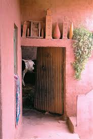 Berber House Atlas Mountains Morocco Pink Houses Beautiful Doors Morocco