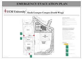 Ucsi university kuala lumpur campus (south wing) no. Ucsi 2017 Sw Emergency Evacuation Plan Public Services Safety