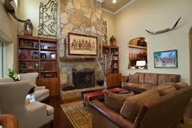 The gold end table adds a little glam. Hausratversicherungkosten Cool Western Style Living Room In Collection 4477