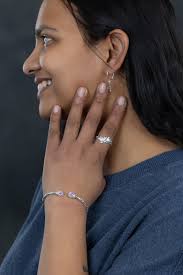 125 West Indian Bangle with Synthetic Light Amethyst June Birthstone  Handmade in Sterling Silver