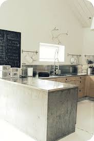 Concrete Kitchen Lower Cabinet Frames With Wood Modern Rustic Contemporary Architecture No Uppe Scandinavian Kitchen Design Kitchen Design Kitchen Interior