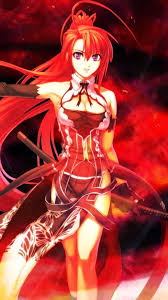 Lucifer wallpaper, anime character with wings, artwork, fantasy art. Anime Girl Wallpaper Android Red Hair Anime Assassin Girl 576x1024 Wallpaper Teahub Io