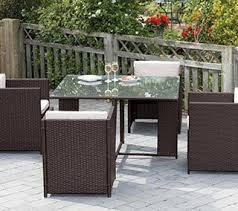 Some sets come with plush swivel chairs for the head and foot of the table. Pin On Garden Furniture