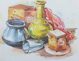 Still Life Gambar Still Life Referensi Seni Sketsa