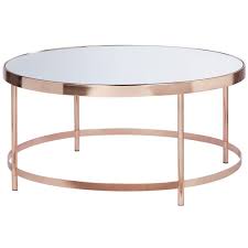 Buy Collection Round Glass Top Coffee Table Copper Plated At Argos Co Uk Your Online Shop For Occasional And Coffee Tables Coffee Tables Sideboards And Di