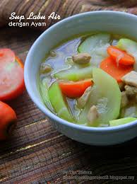 2 biji cili merah, dihiris. Resepi Sup Ayam Labu Putih Resepi Merory Sedap Betul