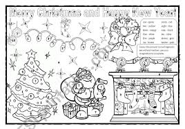 The best free, printable christmas coloring pages! Christmas Colouring Numbers 1 12 And Colours Esl Worksheet By Manusyasya