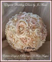 The first step is to gather your list of needed flowers and get a quote. Made To Order Custom Wedding Flowers Gold Brooch Bouquet Accessories Weddings Valresa Com